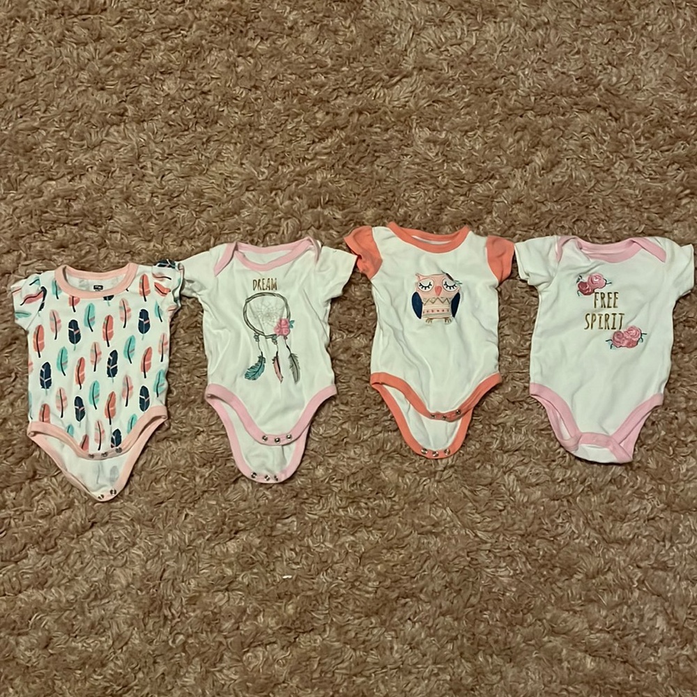0-3 month onesies